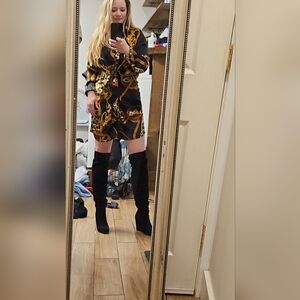 Vici mini dress animal print